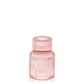 Arlo Vintage Glass Candle Holder - Rosé