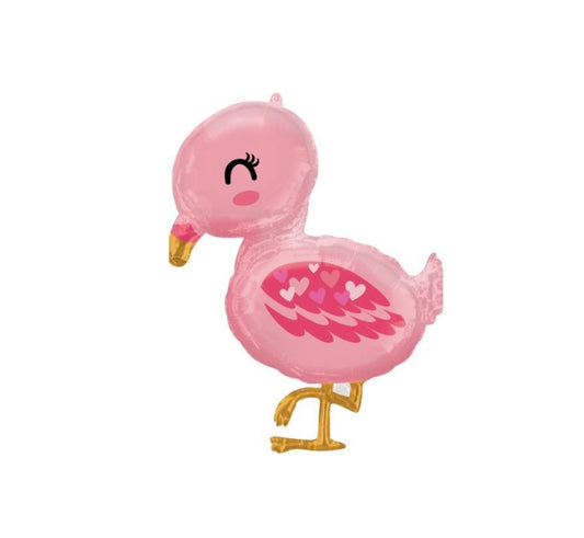 Jumbo Baby Flamingo Shape Balloon