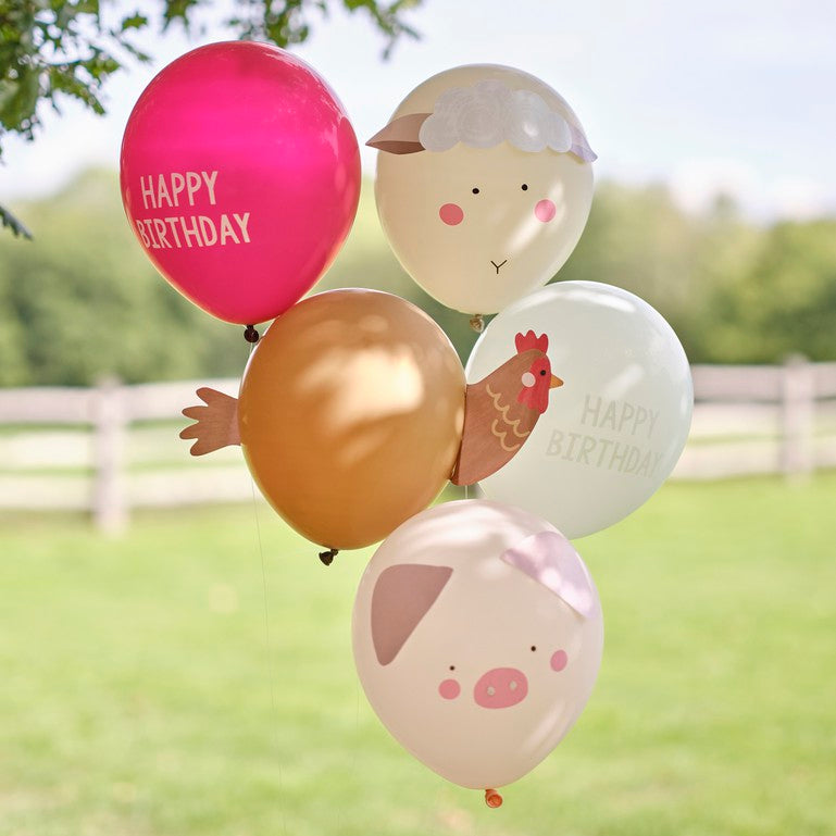 Farm Animal Party Balloon Bundle