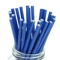 Paper Straws - Royal Blue