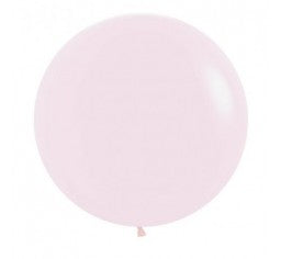 60cm Round Balloon - Matte Pastel Pink