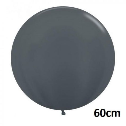 60cm Graphite Round Balloon