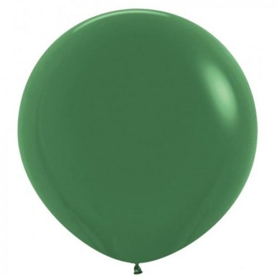 90cm Jumbo Round Balloon - Forest Green