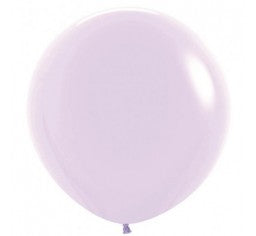 90cm Jumbo Round Balloon - Matte Pastel Lilac