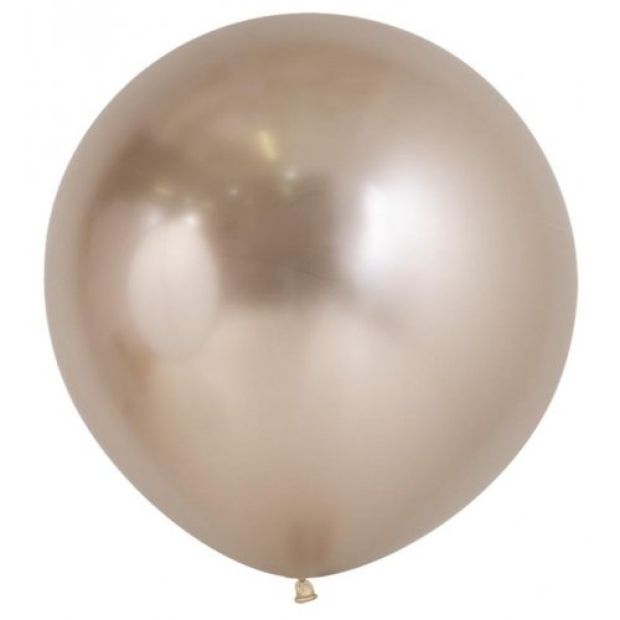 60cm Reflex Champagne Round Balloon
