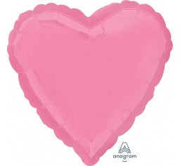 Pink Bubblegum Foil Heart Balloon
