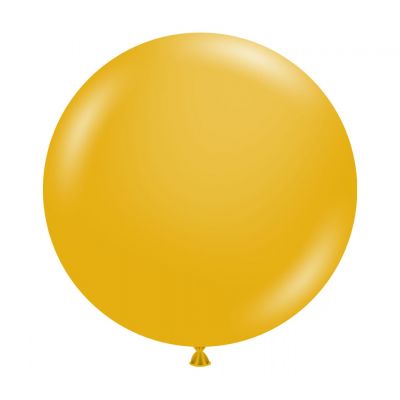 Jumbo Round Balloon - Mustard