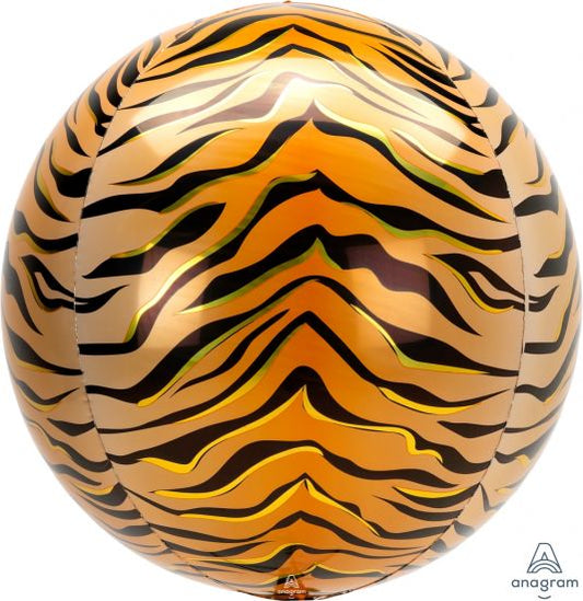 Tiger Print 40cm Orbz Balloon