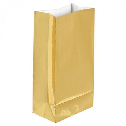 Gold Foil Paper Party Bags
