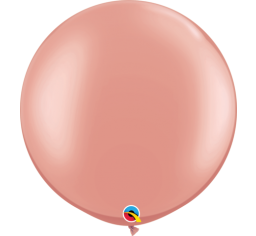 75cm Jumbo Round Balloon - Rose Gold
