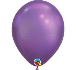 30cm Chrome Purple Balloon