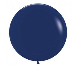 60cm Jumbo Round Balloon - Navy