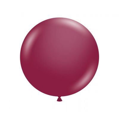 60cm Jumbo Round Balloon - Sangria (Burgundy)