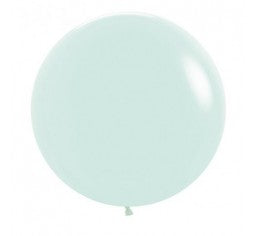 60cm Round Balloon - Matte Pastel Green