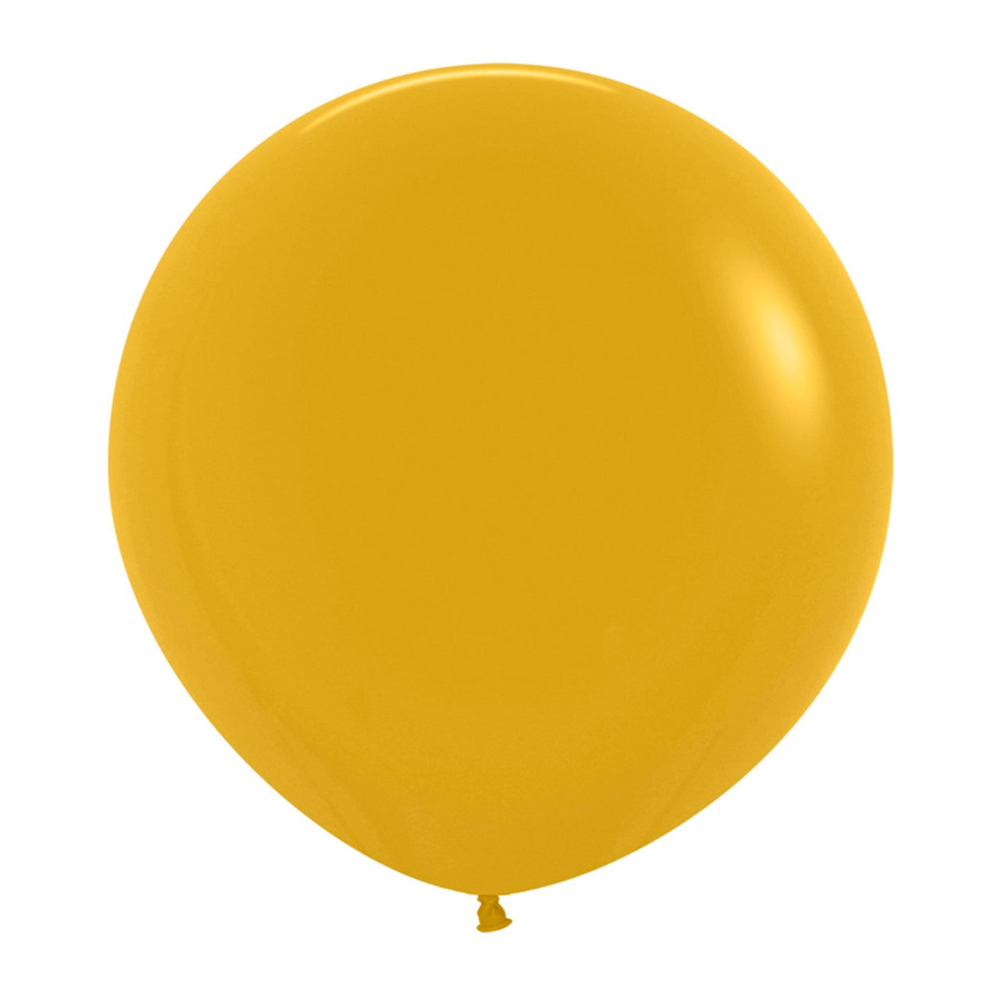 60cm Jumbo Round Balloon - Fashion Mustard