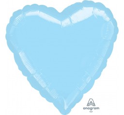 Blue Foil Heart Balloon