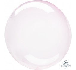 45cm CLEARZ - Crystal Light Pink Balloon