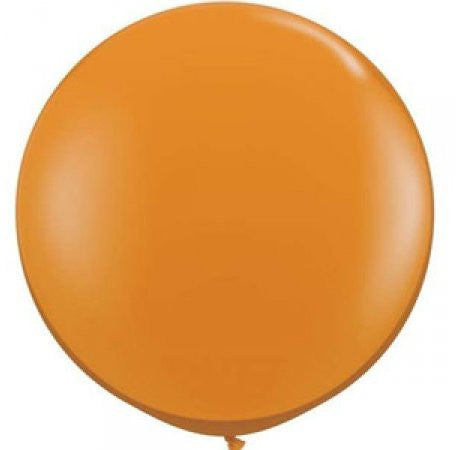 90cm Jumbo Round Balloon - Orange