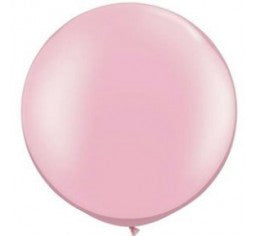 75cm Jumbo Round Balloon - Pearl Pink