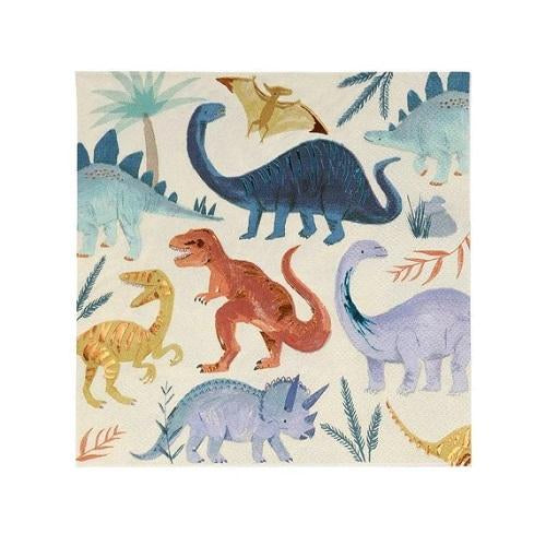 Dinosaur Kingdom Paper Napkins - Pack of 16