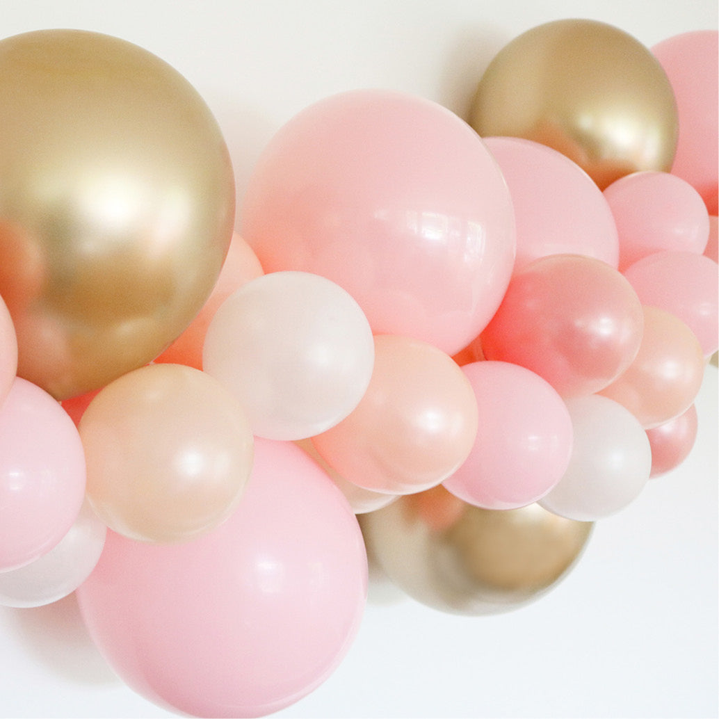 Balloon Garland Kit DIY - Pink + Gold