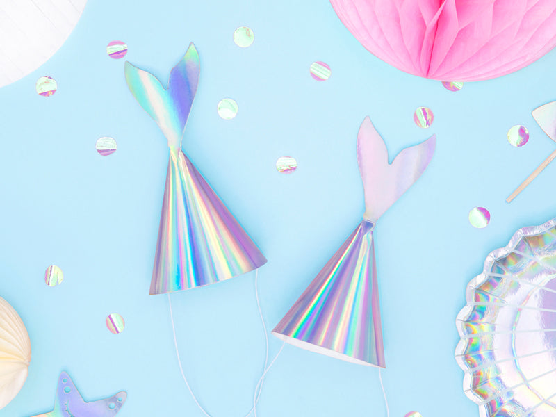 Mermaid Party- Iridescent Party Hats