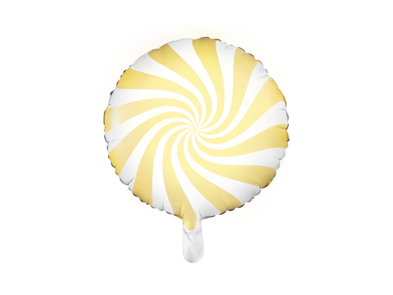 Candy Swirl Balloon - Yellow