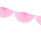 Tissue Fan Garland - Light Pink