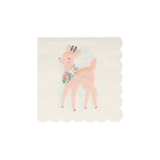 Pastel Deer Paper Napkins by Meri Meri