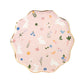 Bunny Floral Paper Plates