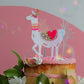 Hey Party Llama Cake Topper - PINK