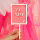 Letter Board Cake Topper - EAT CAKE