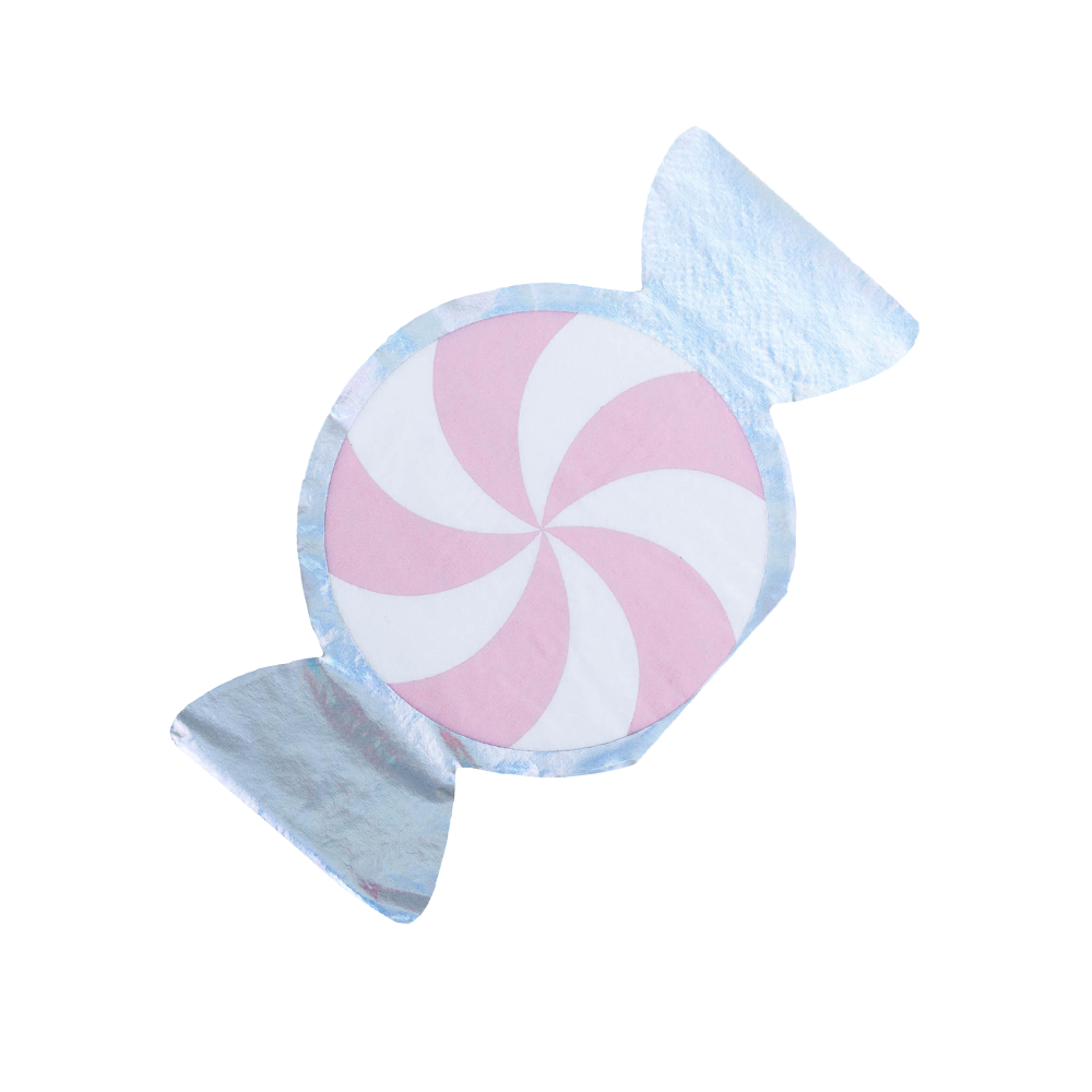Pink Peppermint Candy Napkins