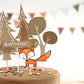 Woodland Party Cake Toppers