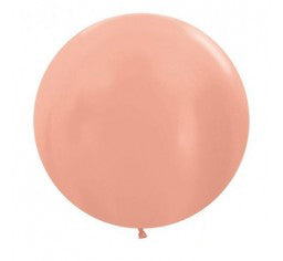 60cm Jumbo Round Balloon - Rose Gold