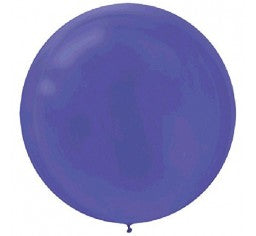 60cm Jumbo Round Balloon -  Purple