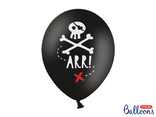 Pirate Party Skull Arr! Print 30cm Balloons