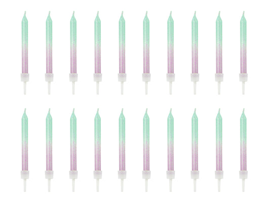 Birthday Candles - Ombre Pastel 20pk