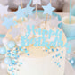 Blue 'Happy Birthday' Cake Topper