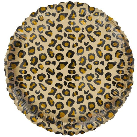 Animal Print Round Foil Balloon - Catty Simba