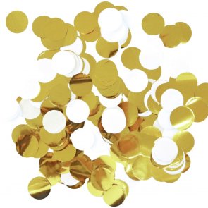 Confetti - Gold + White
