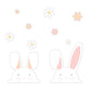 Easter Bunny Window Stickers