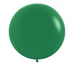 60cm Jumbo Round Balloon - Forest Green