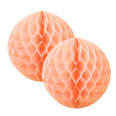 Honeycomb Ball - Peach
