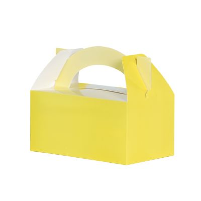 Lunch Box/Treat Box Classic Pastel Yellow - Pack of 5