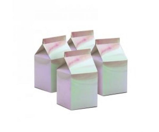 Milk Box/Party Favour Box Iridescent - Pack of 10