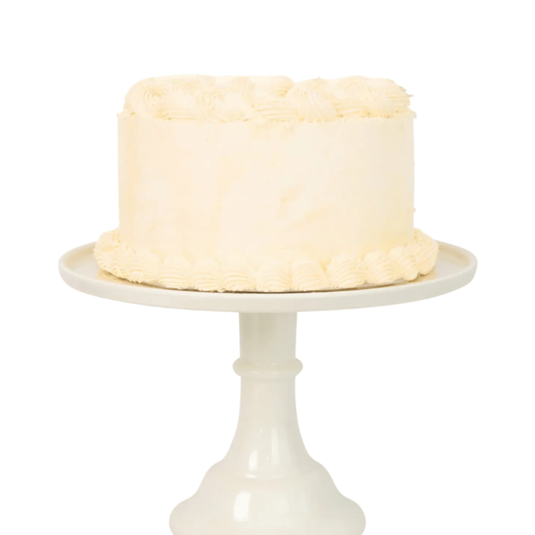 Melamine Bespoke Cake Stand Large- Linen White