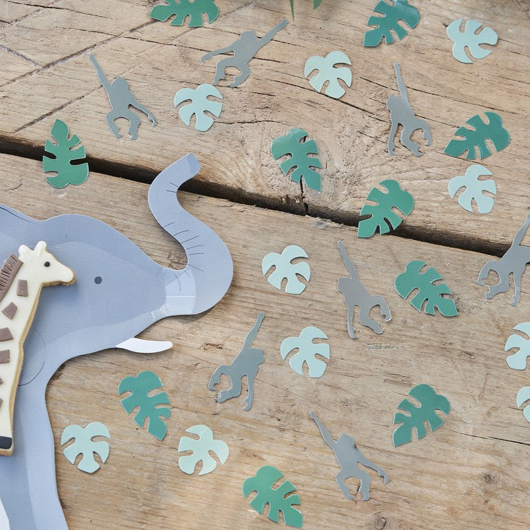 Leaf & Monkey Table Confetti