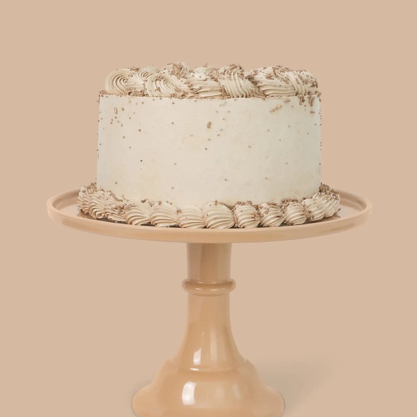 Melamine Bespoke Cake Stand Large - Latte