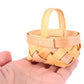 Mini Wooden Picnic Basket Favours 5 Pack